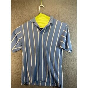 Cutter Buck Golf Polo Mens L  striped Shirt